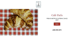 Desktop Screenshot of cafeparisaz.com